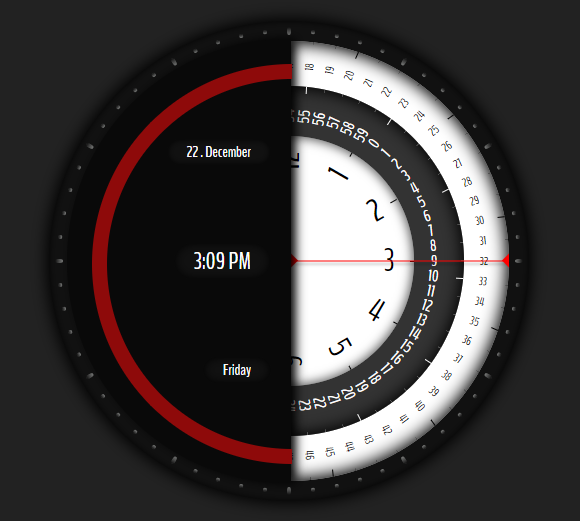 Analog Digital clock